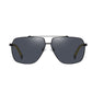 Anna-Kaci Men's Fashion Two Tone Box Polarized Sunglasses UV400 Protection