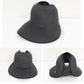 Anna-Kaci Roll Up Wide Brim Visor Sun Hat with Ponytail Hole and UV Protection Lightweight Packable Foldable Summer Cap