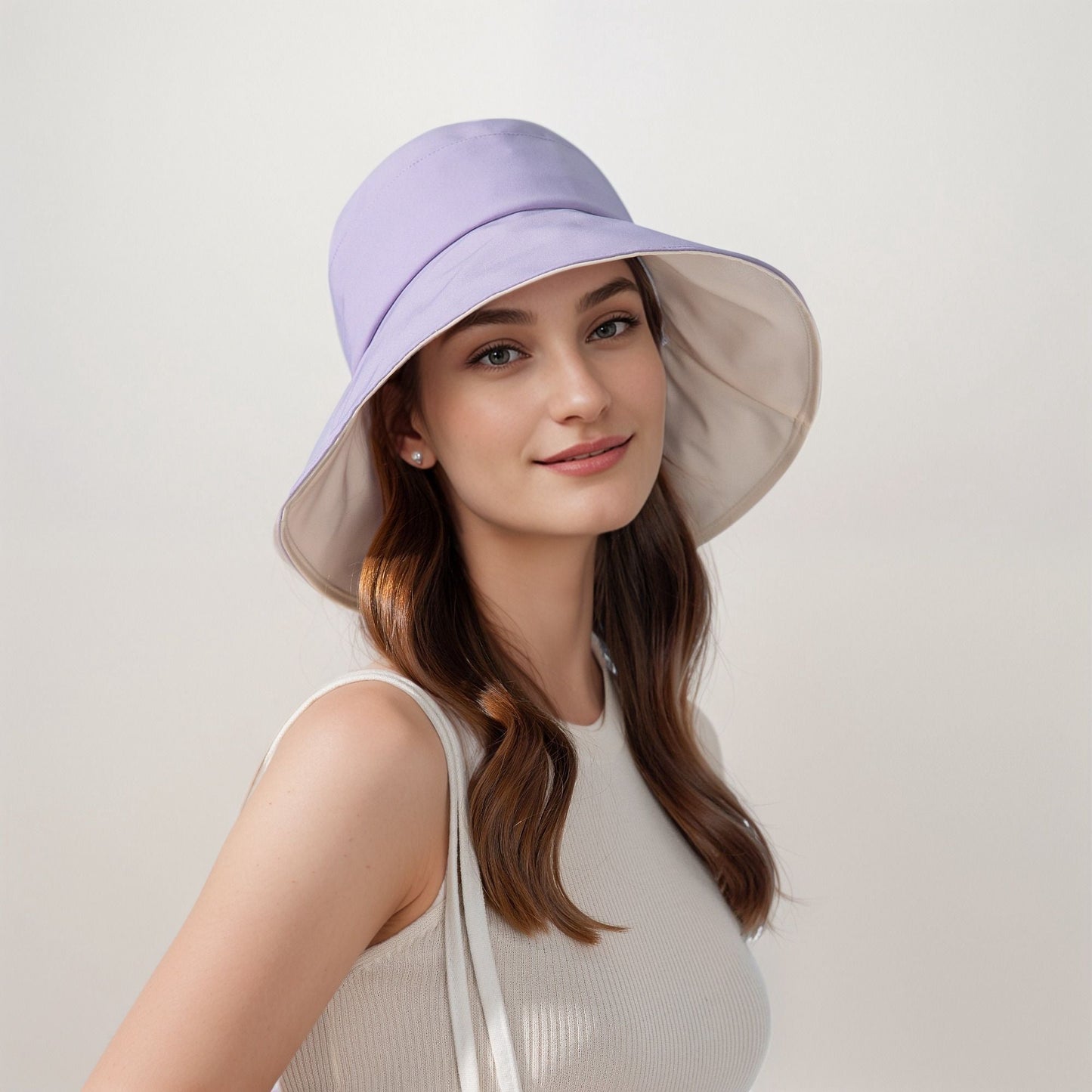 Anna-Kaci Wide Brim Bucket Hat Back Bow Detail for Sun Protection and Stylish Summer Looks