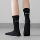 Anna-Kaci 3 Pair Combo Sale Anti Slip Crew Socks with Grip Soles and Ribbed Cuffs in Multiple Color Options
