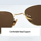 Anna-Kaci Women's Retro Round Aviator Sunglasses
