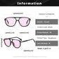 Anna-Kaci Women's Retro-Inspired Double-Bridge Square Sunglasses