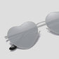 Anna-Kaci Women's Stylish Heart-Shaped Polarized Sunglasses UV400 Protection for Outdoor Activities