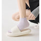 Anna-Kaci 4 Pairs Women's Ultra-Thin Ribbed Ankle Socks Soft Stretch Breathable Design in Multiple Color Combinations