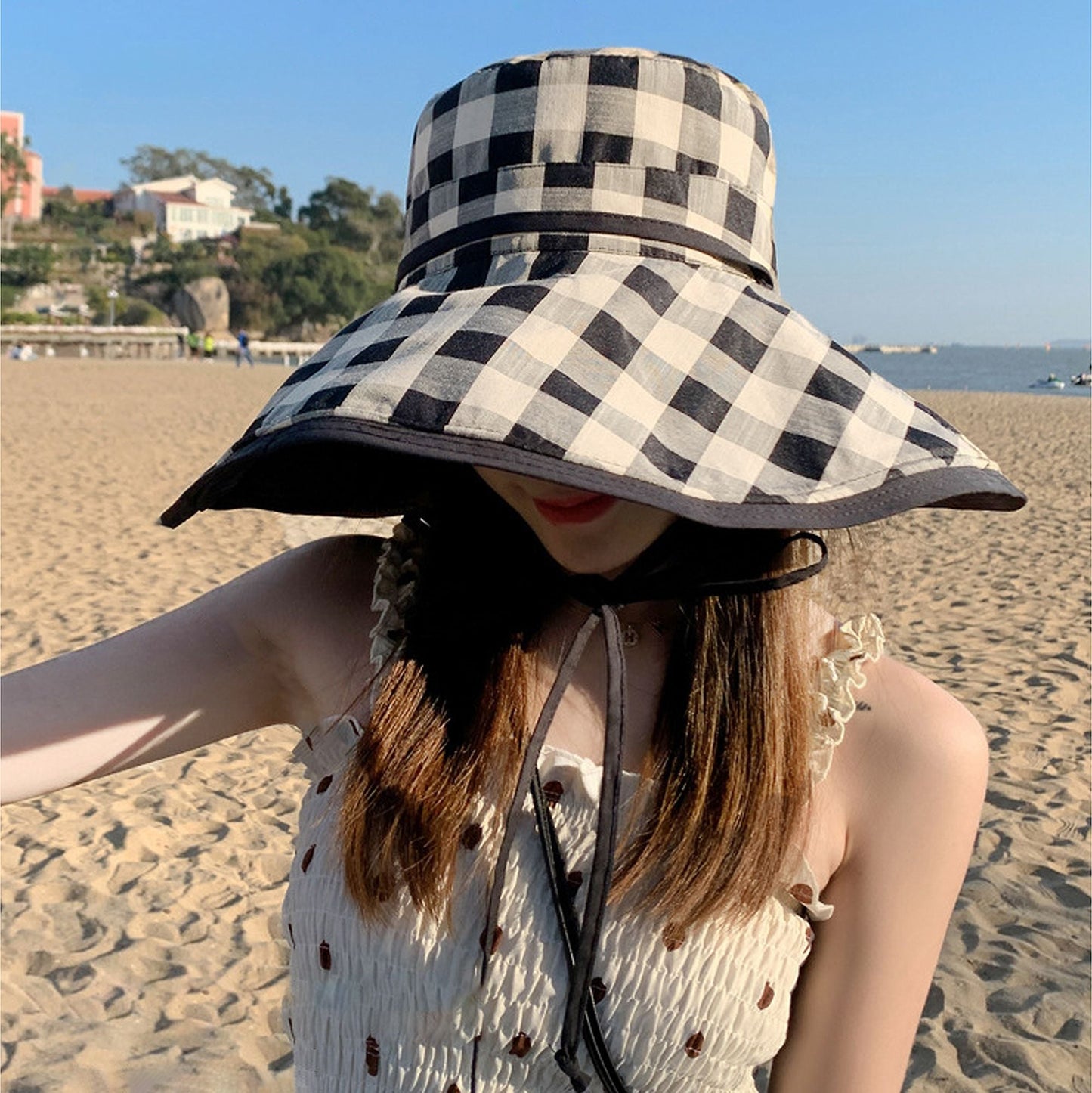 Anna-Kaci Women's Double-Sided Reversible Wide-Brim Sun Hat