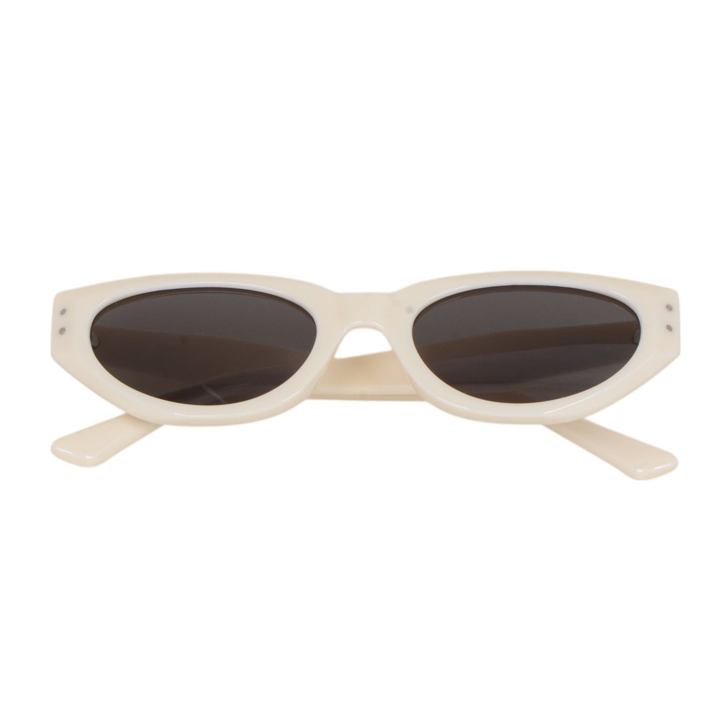 Anna-Kaci Women's Retro Street Style Cat Eye Small Frame Polarized Sunglasses UV400 Protection