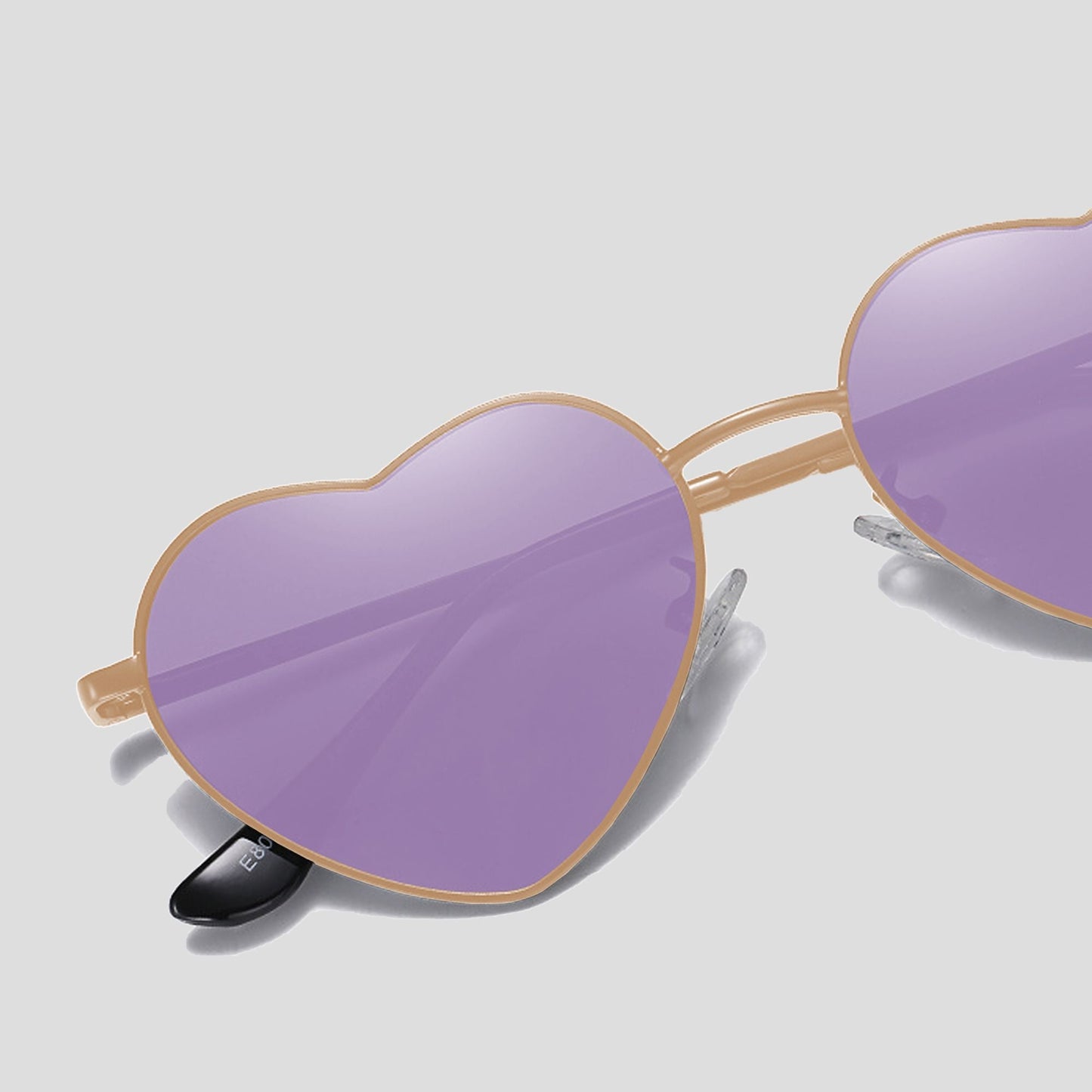 Anna-Kaci Women's Stylish Heart-Shaped Polarized Sunglasses UV400 Protection for Outdoor Activities