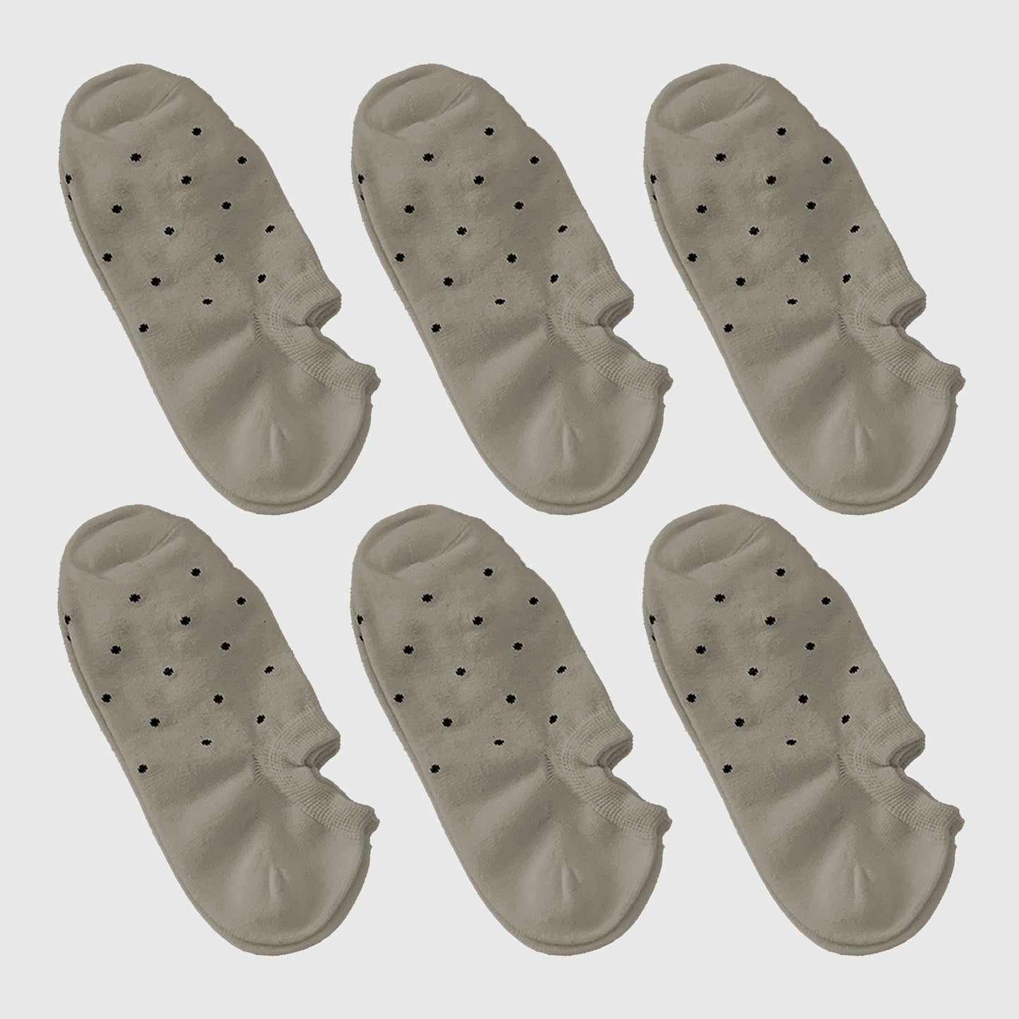 Anna-Kaci Women's 6pk Polka Dot No-Show Socks, Cute Casual Ankle Socks