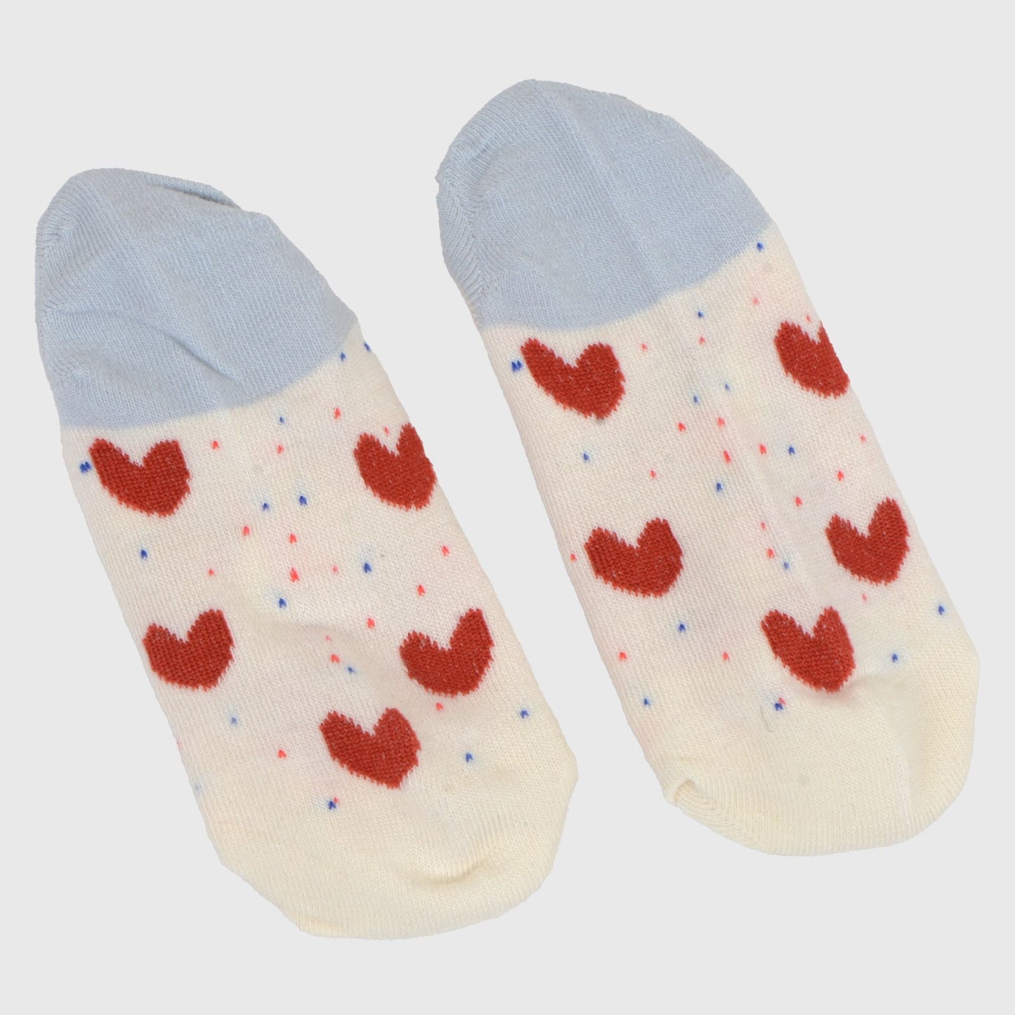 Anna-Kaci Women's Charming No Show Socks Seamless Toe Cotton 6Pk