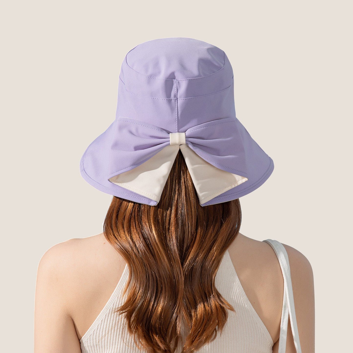 Anna-Kaci Wide Brim Bucket Hat Back Bow Detail for Sun Protection and Stylish Summer Looks