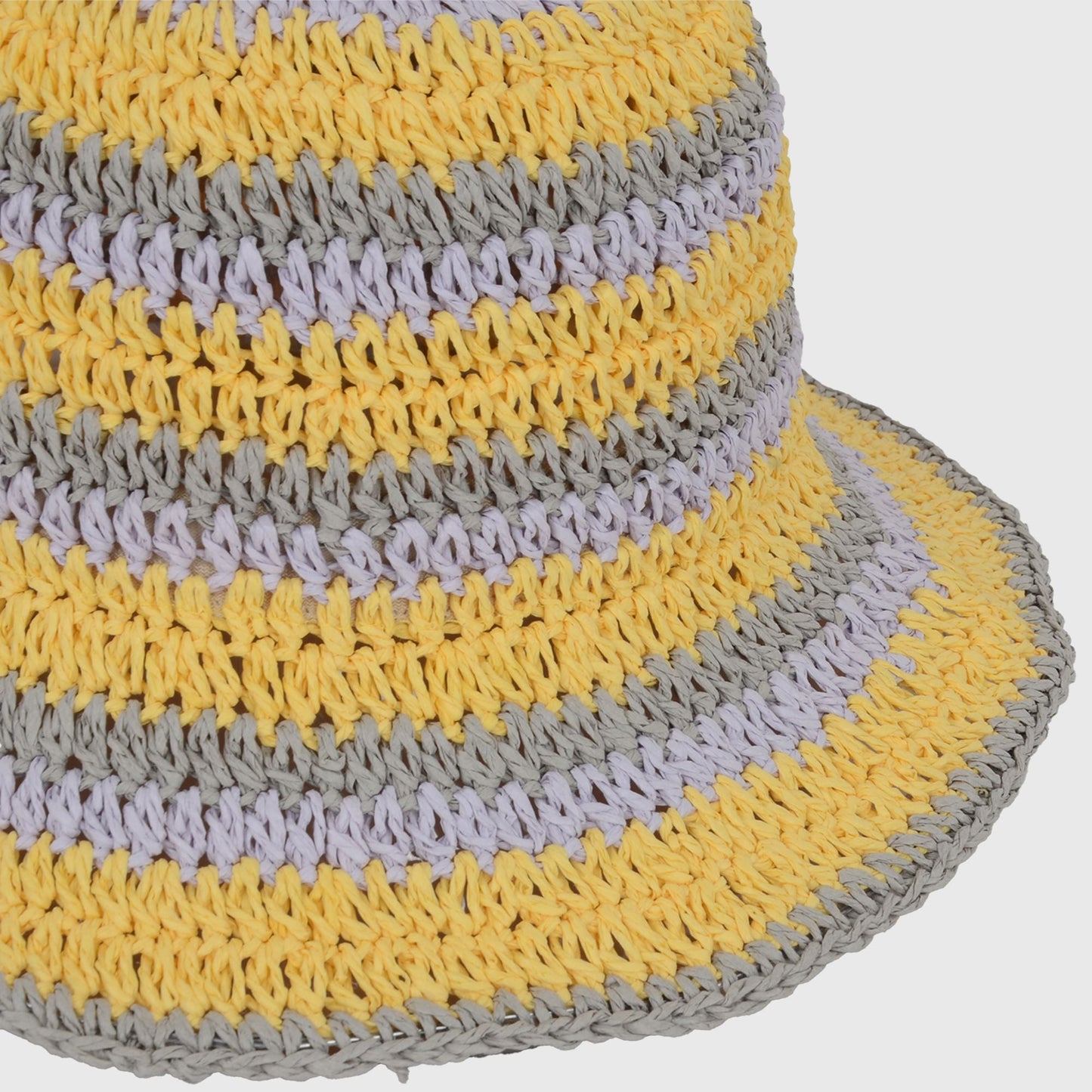 Anna-Kaci Women's Vibrant Multicolored Crochet Bucket Hat