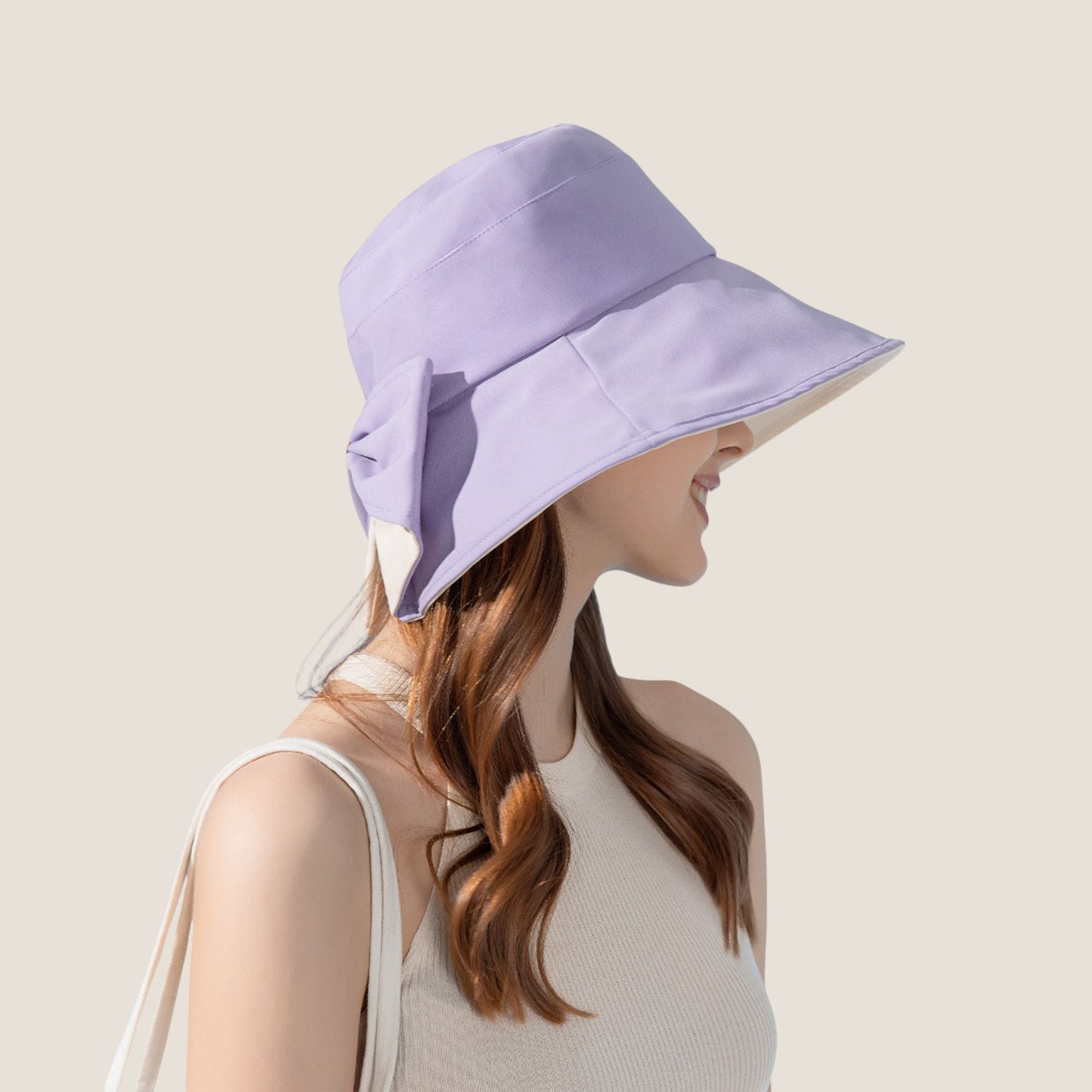 Anna-Kaci Wide Brim Bucket Hat Back Bow Detail for Sun Protection and Stylish Summer Looks