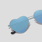 Anna-Kaci Women's Stylish Heart-Shaped Polarized Sunglasses UV400 Protection for Outdoor Activities