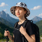 Anna-Kaci Wide Brim Outdoor Sun Hat with Adjustable Chin Strap for Hiking Camping Travel Beach