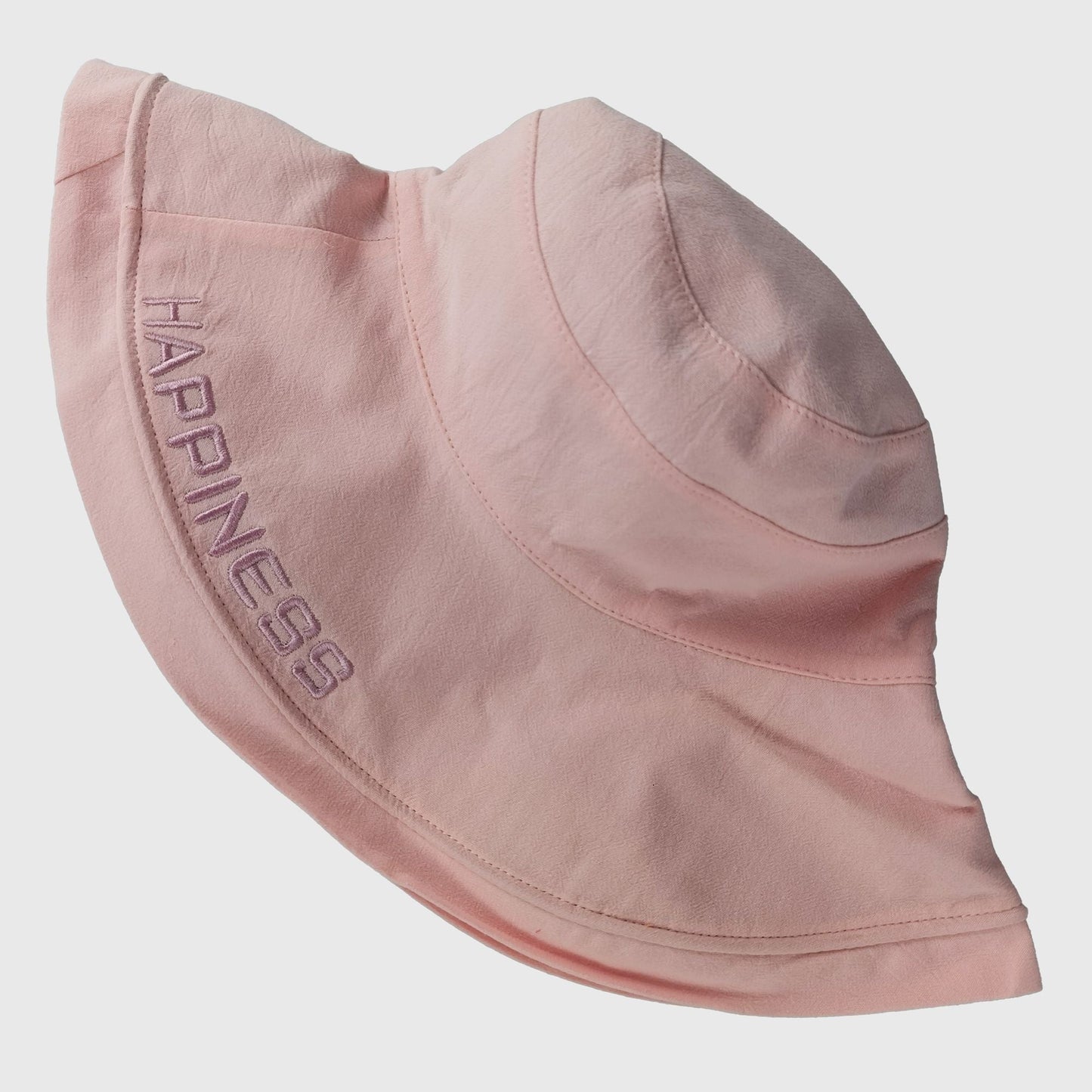 Anna-Kaci Women's HAPPINESS Embroidered Wide - Brim Bucket Hat