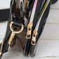 Anna-Kaci Trendy Clear Transparent Women's Shoulder Bag with Iridescent Trim