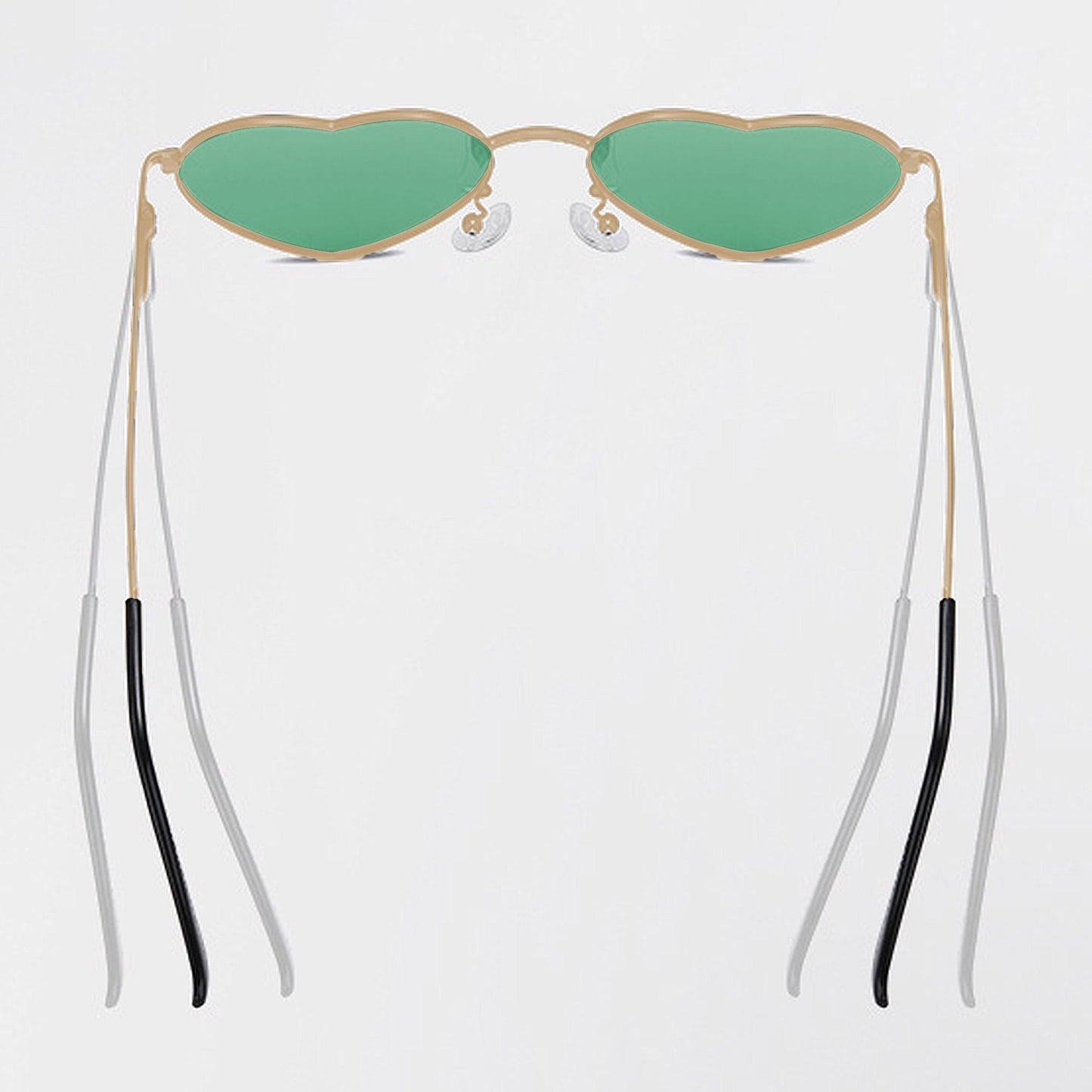 Anna-Kaci Women's Stylish Heart-Shaped Polarized Sunglasses UV400 Protection for Outdoor Activities