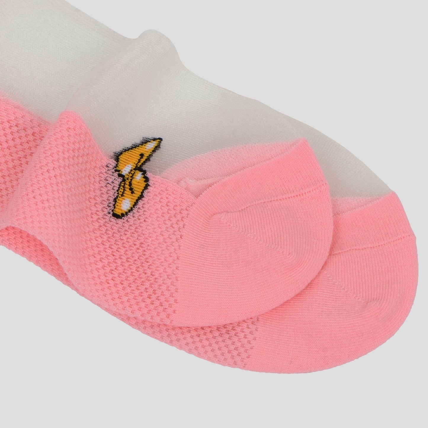 Anna-Kaci Women's Thin Semitransparent No - Show Socks 5pk Non-slip and Sweat-absorbent