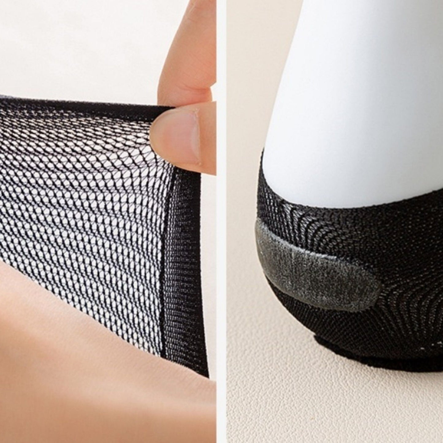 Anna-Kaci Women's Mesh Toe Socks with Non-Slip Silicone Heel Grip Ultra Low Cut Breathable No Show Sock 3-Pack