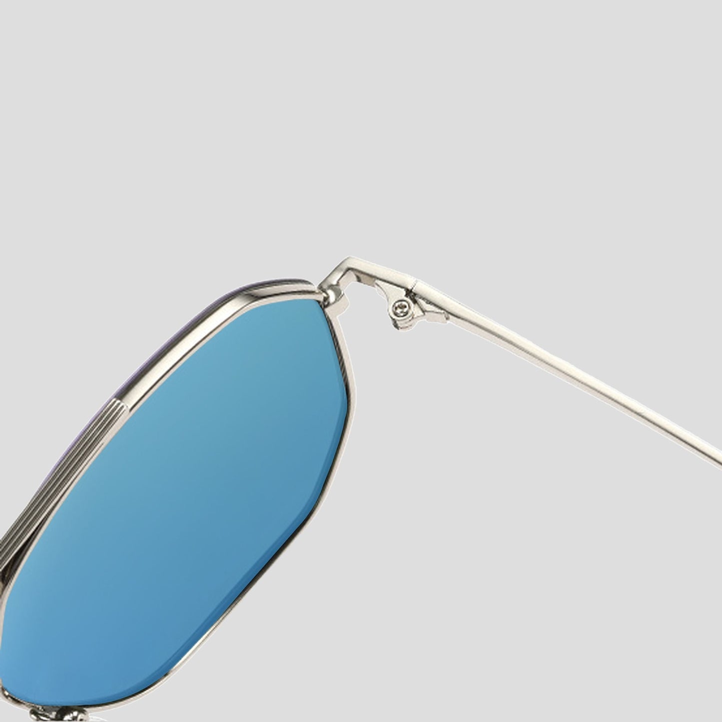 Anna-Kaci Women's Rimmed Hexagonal Polarized Aviator Sunglasses UV400 Protection