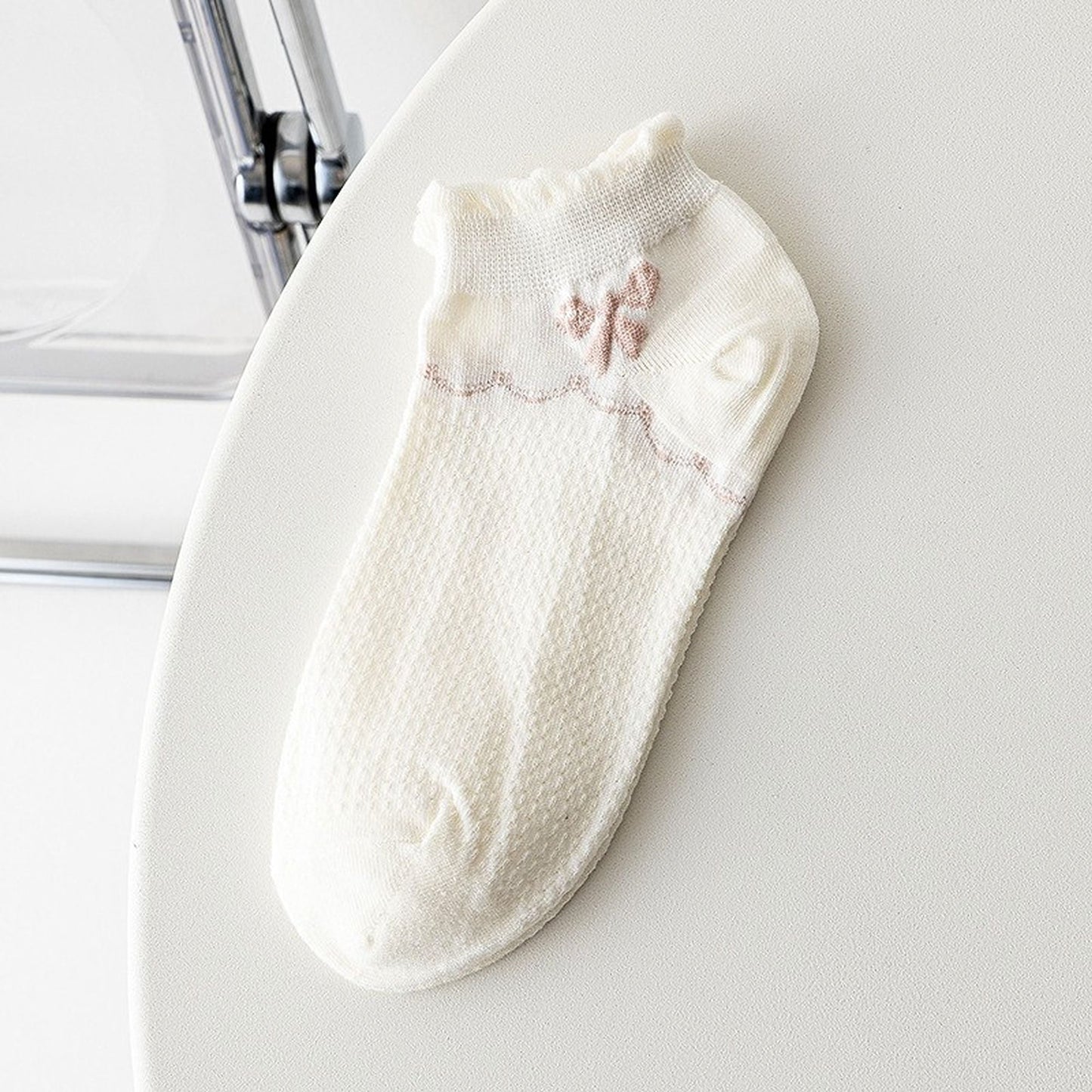 Anna-Kaci Women's Adorable Summer Ruffle Ankle Socks 5pk