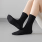 Anna-Kaci 3 Pair Combo Sale Anti Slip Crew Socks with Grip Soles and Ribbed Cuffs in Multiple Color Options