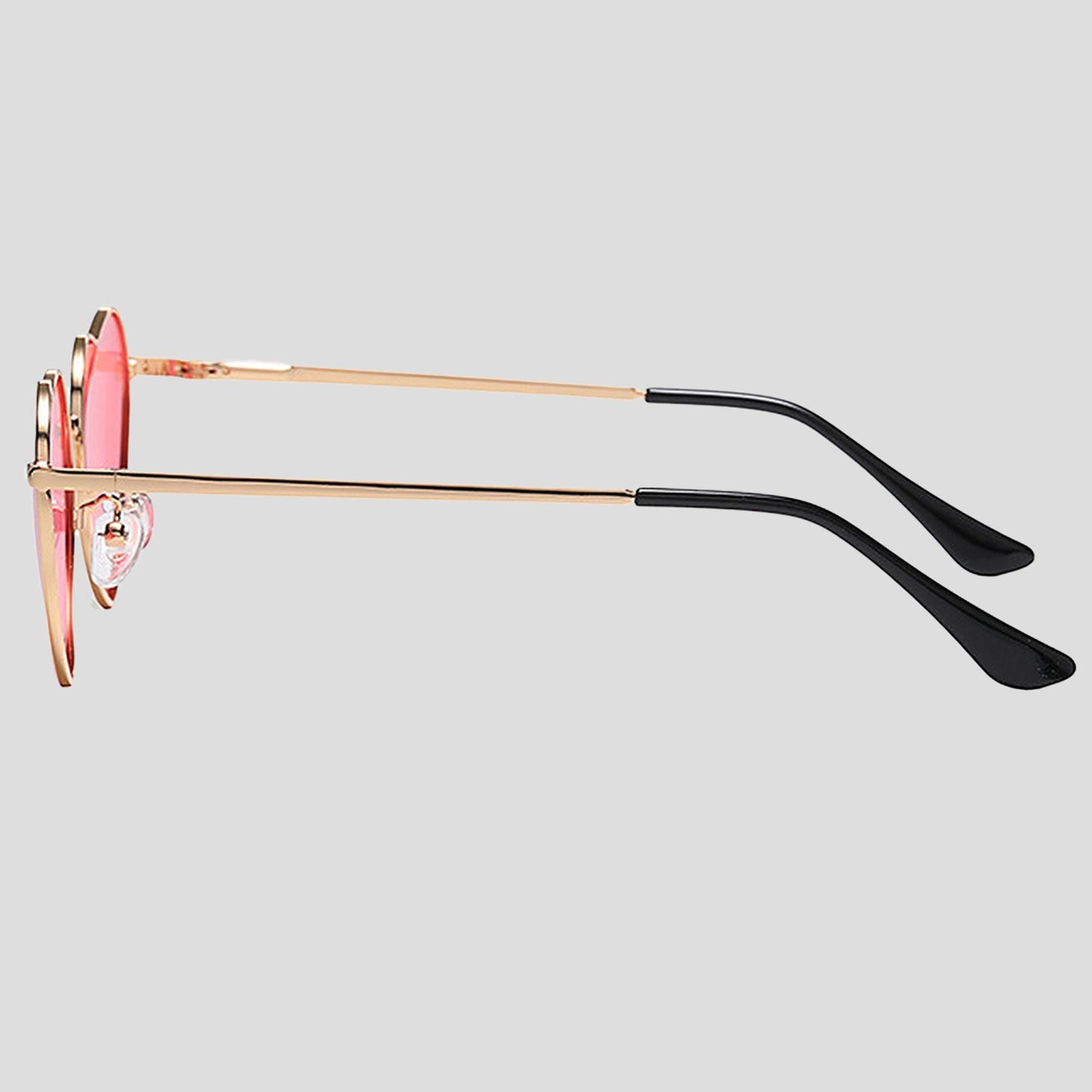 Anna-Kaci Women's Stylish Heart-Shaped Polarized Sunglasses UV400 Protection for Outdoor Activities