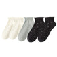 Anna-Kaci 5 Pairs Women¡¯s Ankle Socks Soft Ribbed Top with Small Polka Dot Pattern for Loafers Ballet Flats or Sneakers