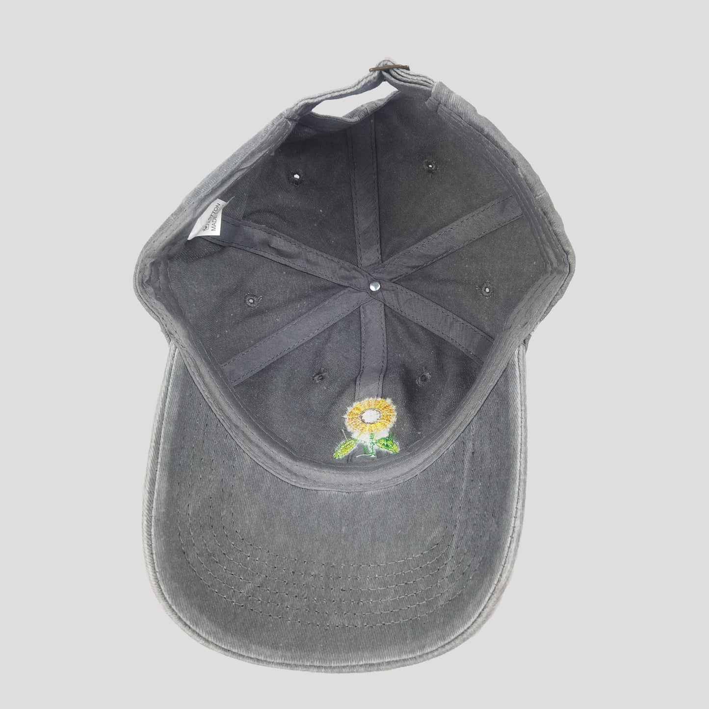 Anna-Kaci Women's Baseball Cap with Sunflower Embroidery