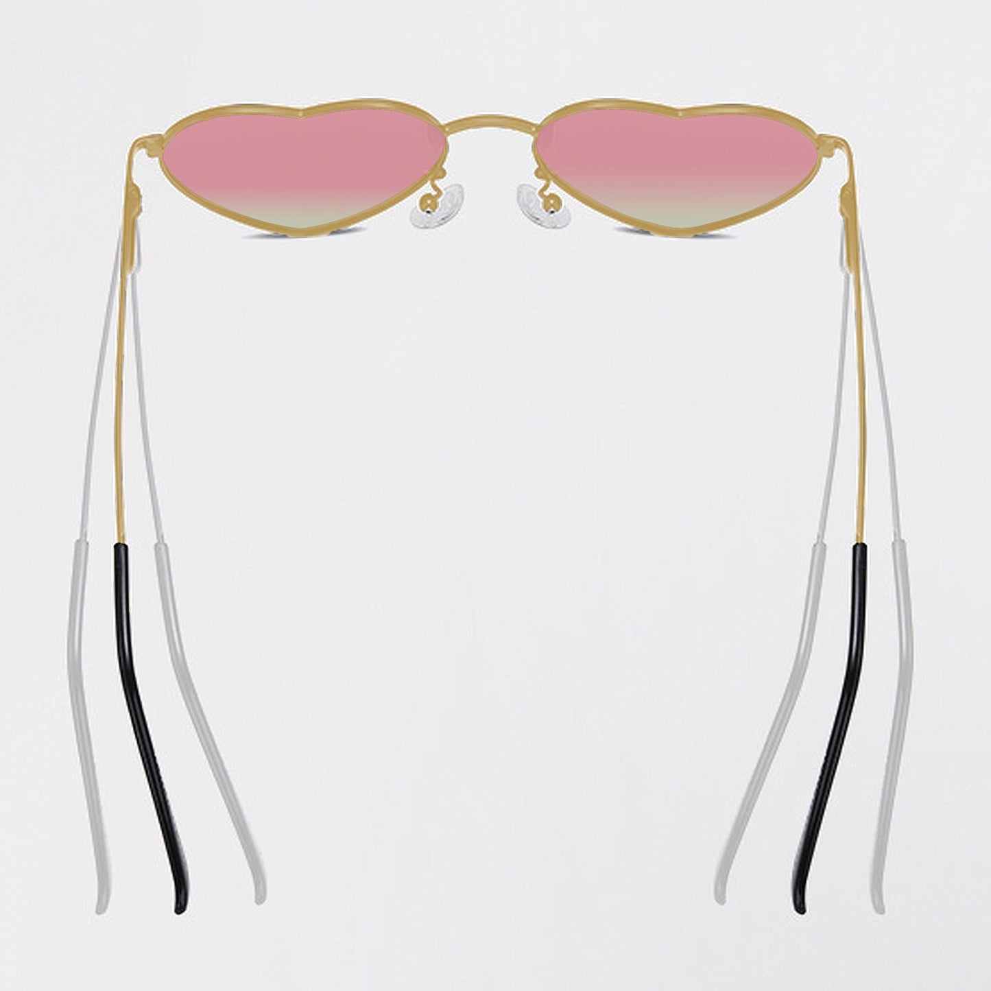 Anna-Kaci Women's Stylish Heart-Shaped Polarized Sunglasses UV400 Protection for Outdoor Activities