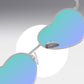 Anna-Kaci Women's Stylish Heart-Shaped Polarized Sunglasses UV400 Protection for Outdoor Activities
