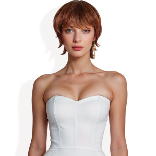 Alilang Short Curly Fluffy Wig with Layered Messy Style for Women  Synthetic Heat-Resistant Hair