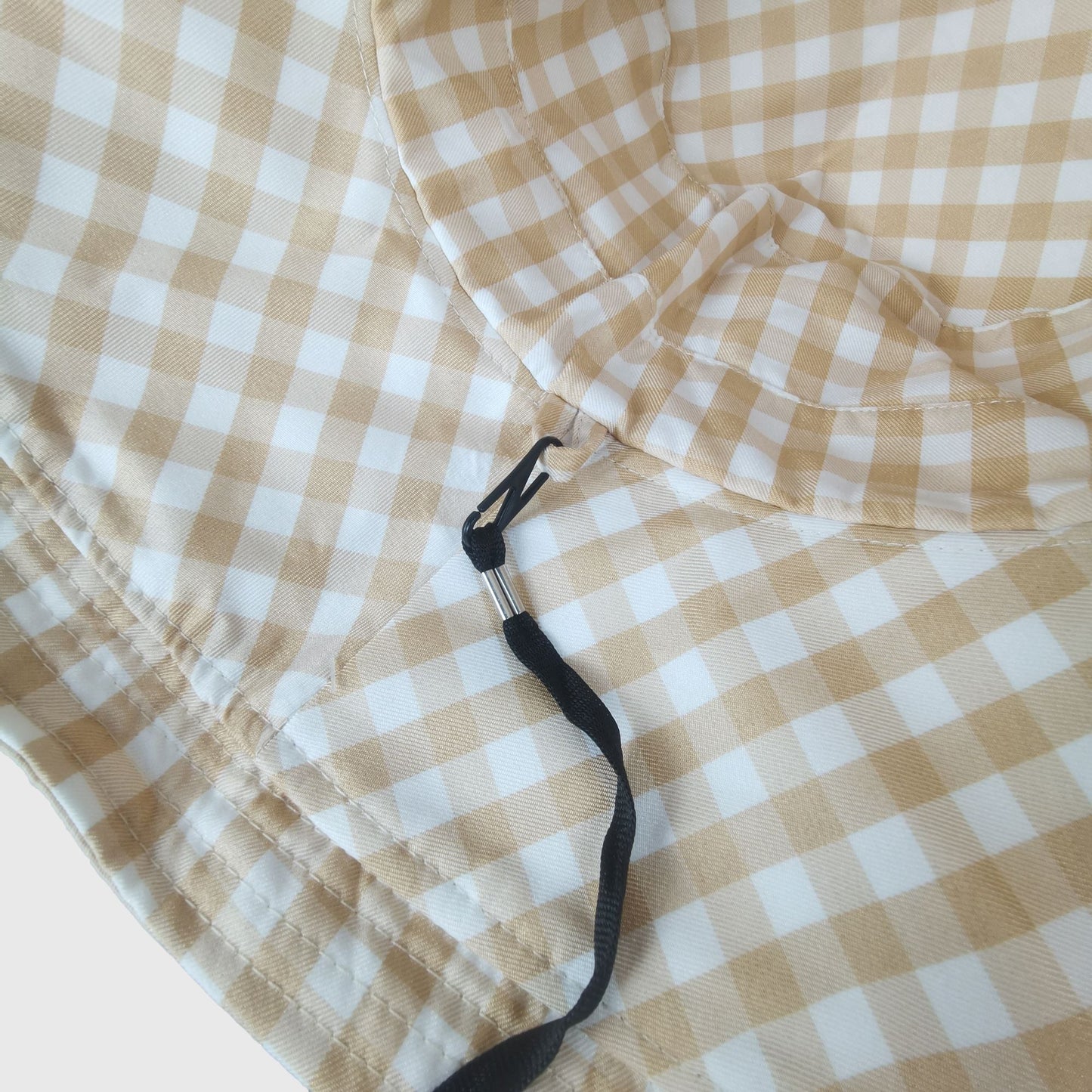 Anna-Kaci Women's Reversible Checkered Bucket Hat with Chin Strap