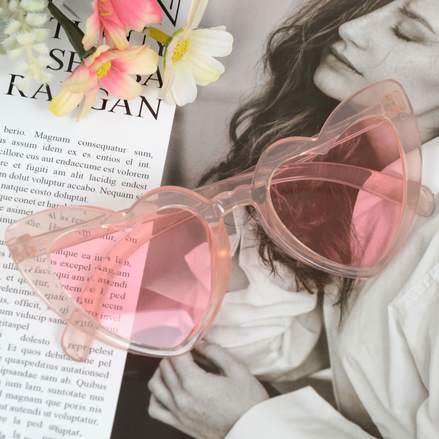 Anna-Kaci Active Women's Vibrant Heart-Shaped Fashion Sunglasses UV400 Protection