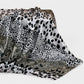 Anna-Kaci Women's Square Satin Scarf with Mixed Animal Print Pattern and Lightweight Silky Texture