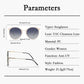Anna-Kaci Elegant Round Women's Polarized Sunglasses UV400 Protection