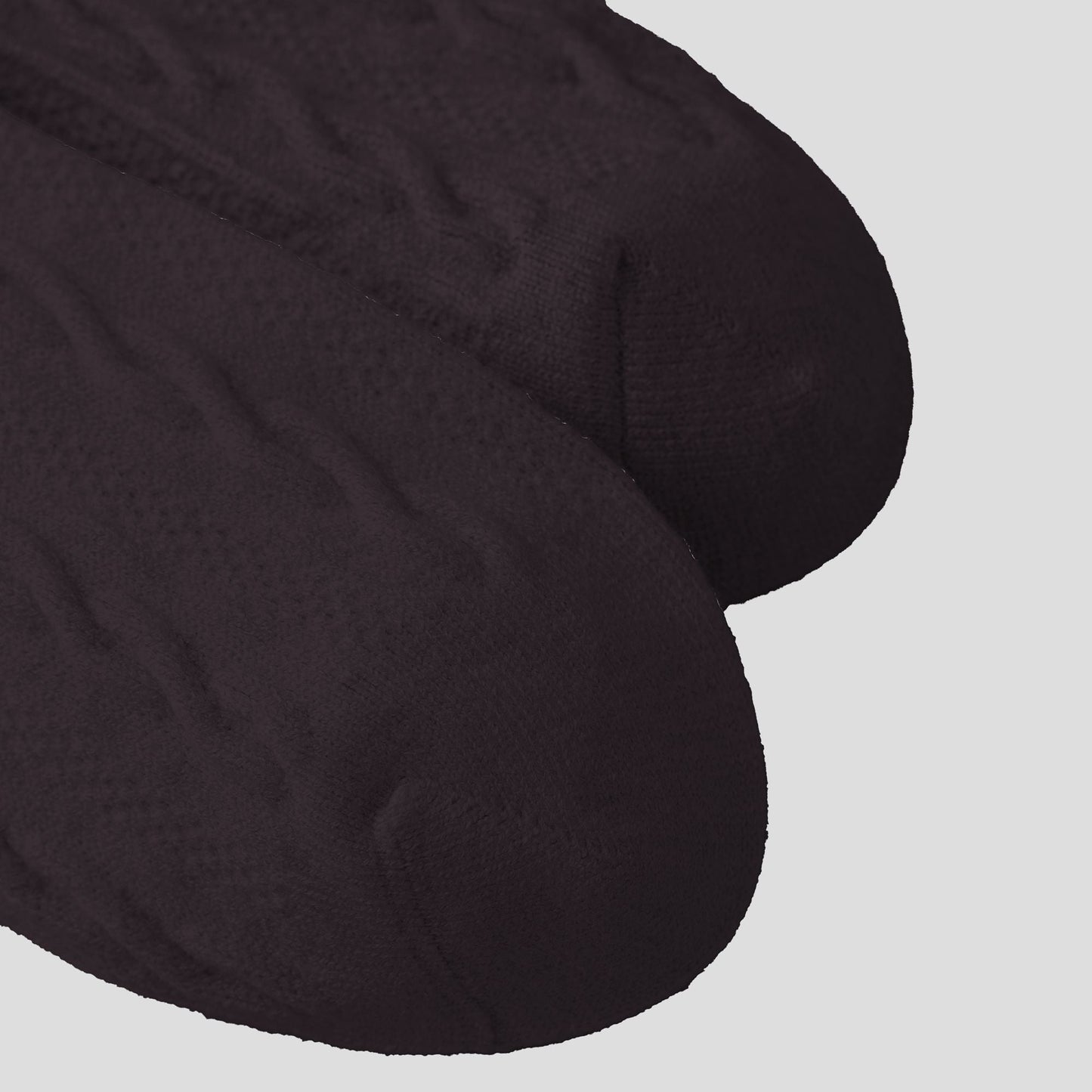 Anna-Kaci Women's Classic Crew Socks Cable-Knit Cotton for Casual Stability and Comfort 2 Pairs