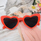Anna-Kaci Active Women's Vibrant Heart-Shaped Fashion Sunglasses UV400 Protection