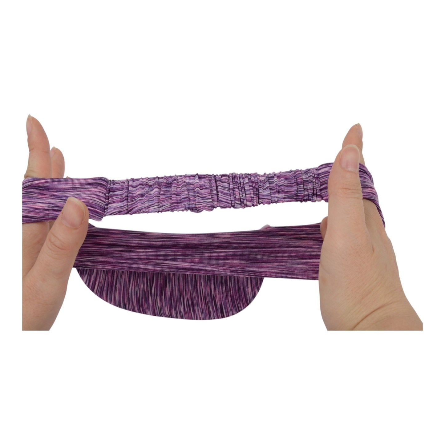 Anna-Kaci Stretchy UV Protection Sports Visor Hat Lightweight Rainbow Stripe Design for Hiking Beach Running Outdoor Travel