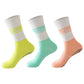 Anna-Kaci 3 Pairs Women's Non-Slip Yoga Crew Socks Soft Cotton Grip Sole Ribbed Cuff for Fitness