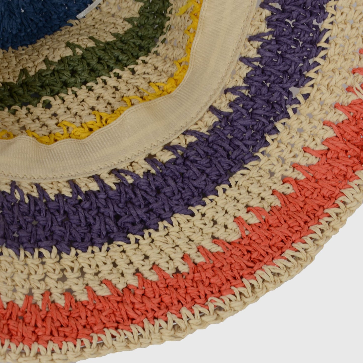 Anna-Kaci Women's Vibrant Multicolored Crochet Bucket Hat