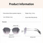 Anna-Kaci Women's Stylish Hexagonal Rimless Gradient Sunglasses for Fashion Looks