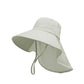 Anna-Kaci Women Ponytail Sun Hat Wide Brim Sun Hat with Flap Packable Adjustable Summer Beach Hat