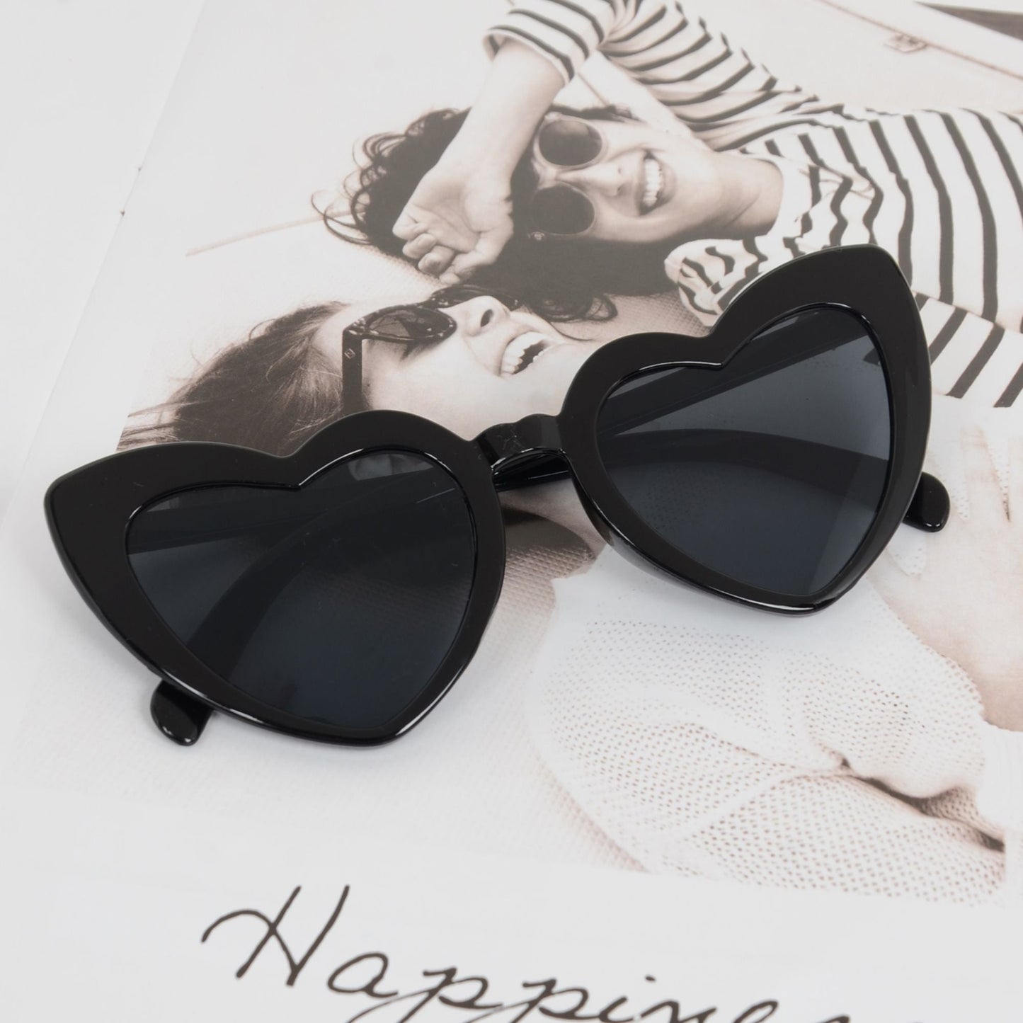 Anna-Kaci Active Women's Vibrant Heart-Shaped Fashion Sunglasses UV400 Protection