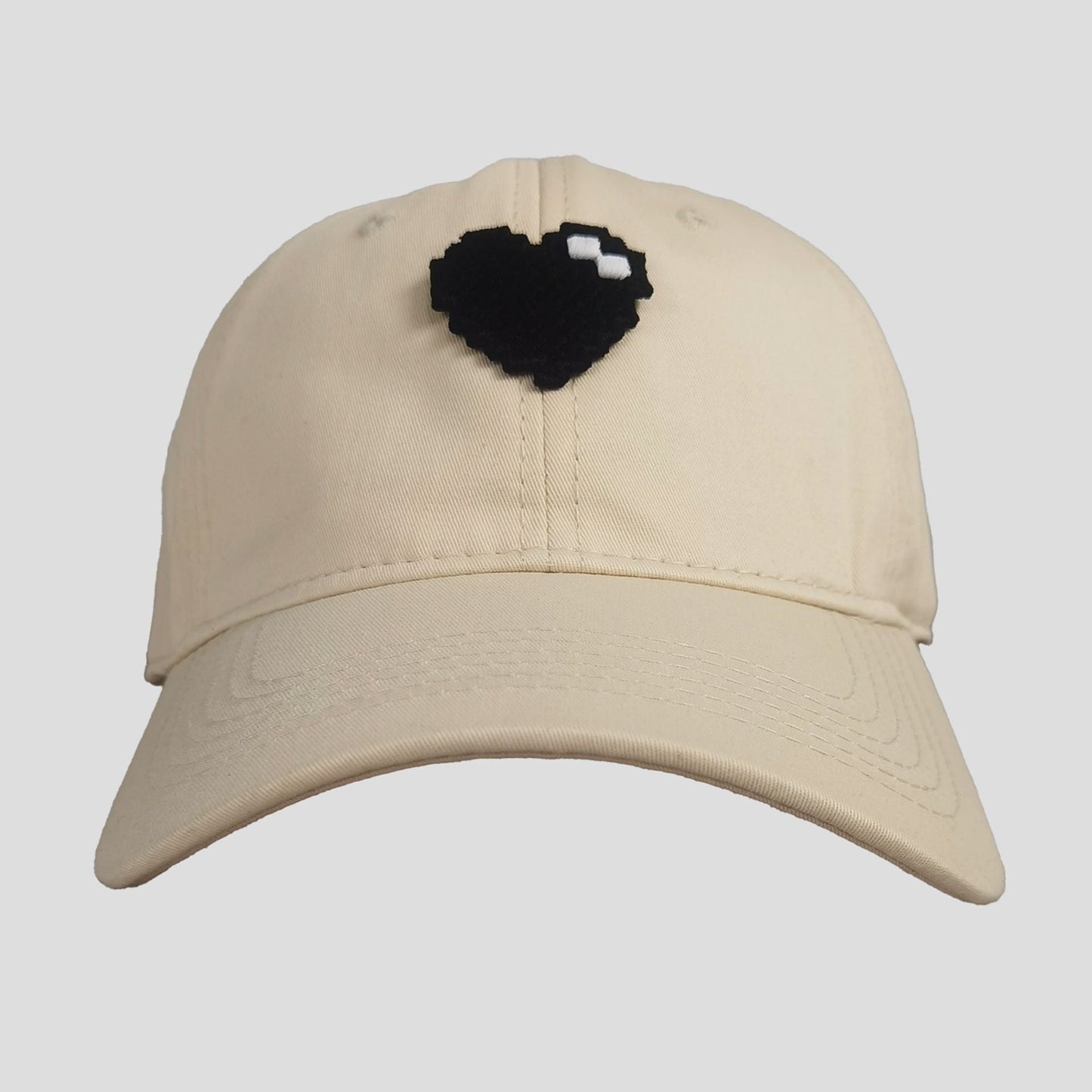 Anna-Kaci Women's Pixel Heart Wide - Brim Baseball Cap