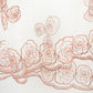 Anna-Kaci Women's Sheer Lace Neck Scarf with Embroidered Rose Floral Edging and Scalloped Trim Detail