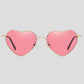 Anna-Kaci Women's Stylish Heart-Shaped Polarized Sunglasses UV400 Protection for Outdoor Activities