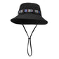 Anna-Kaci Wide Brim Bucket Hat with Colorful Ribbon Trim Breathable Mesh Lining and Adjustable Chin Strap for Outdoor Use