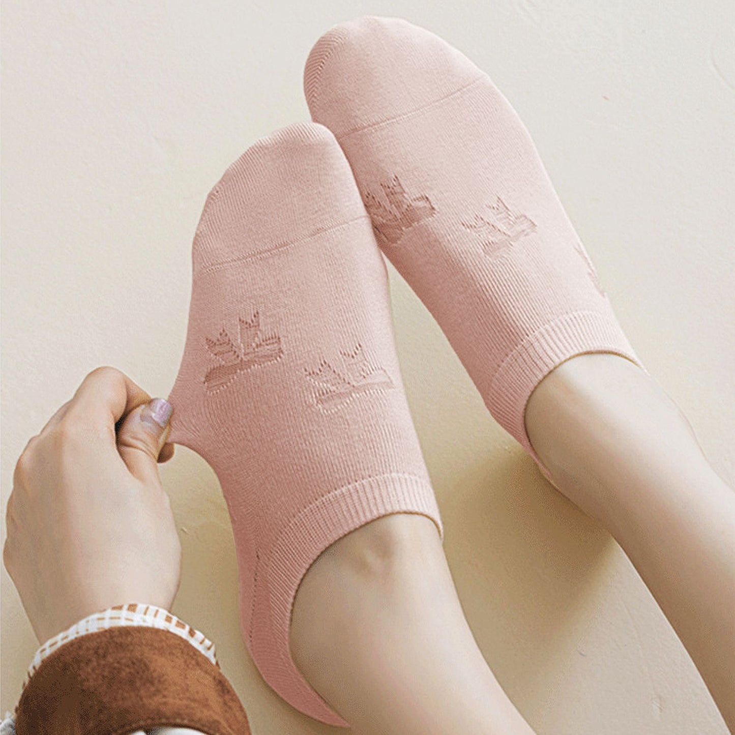 Anna-Kaci Invisible Women's Summer No-Show Liner Socks 5Pk