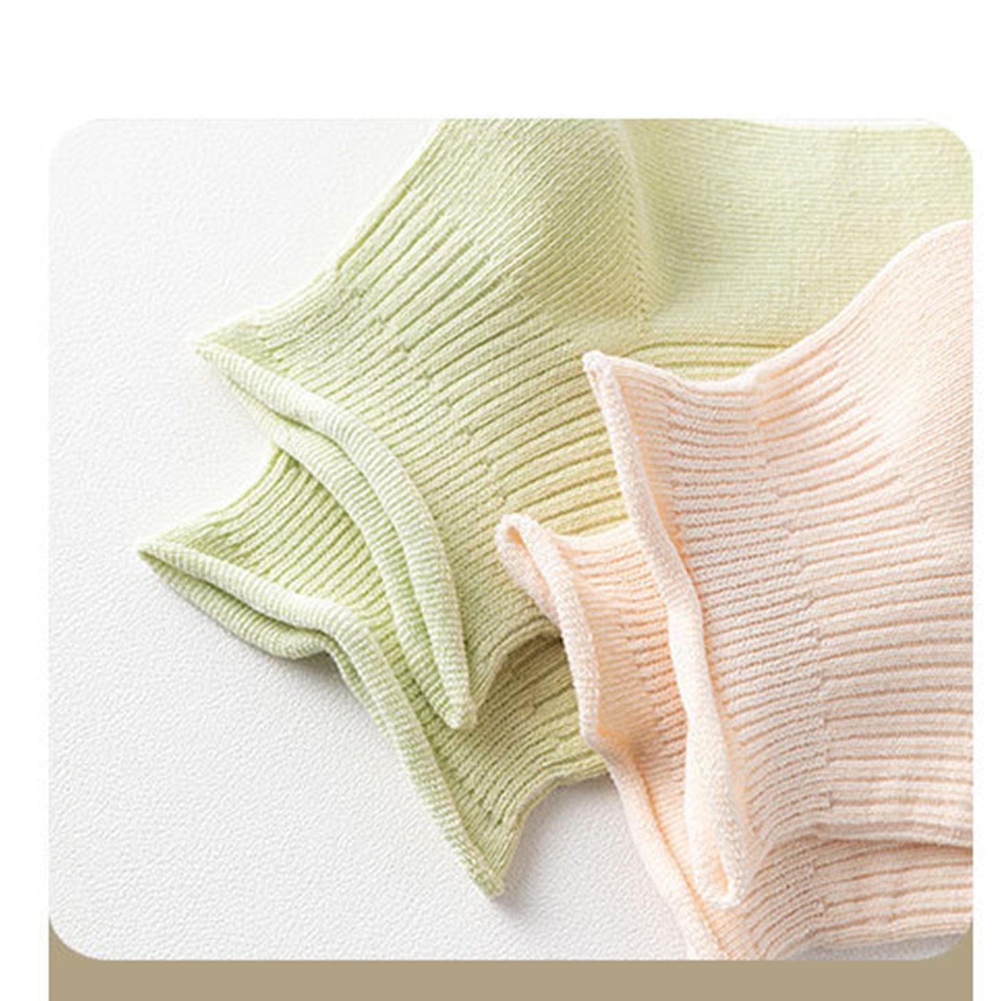 Anna-Kaci 4 Pairs Women's Ultra-Thin Ribbed Ankle Socks Soft Stretch Breathable Design in Multiple Color Combinations